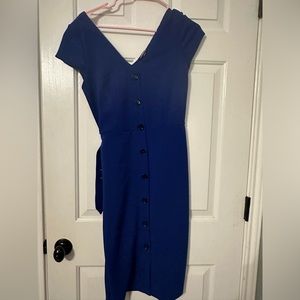 Express blue dress